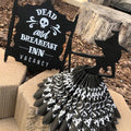 Wooden Witch Napkin Holder - Halloween Table Accent
