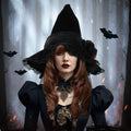 Baroque Halloween Witch Hat - Costume Accessory