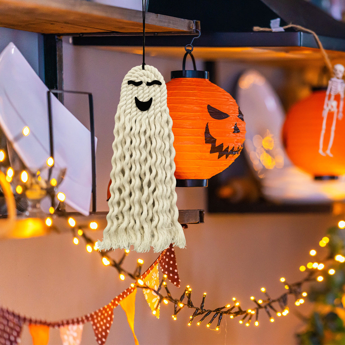 Hanging Ghost Wall Decoration - Halloween Holiday Decor