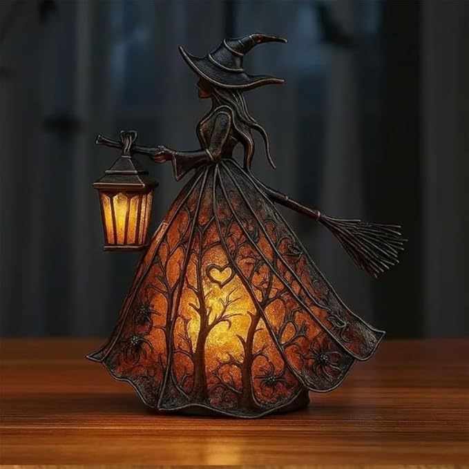 Witch Hat Table Lamp - Halloween Decoration Light
